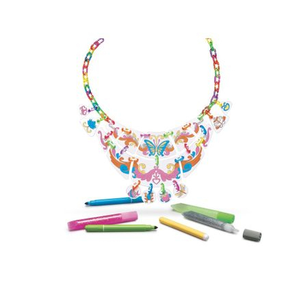 Set Creativ pentru copii Carioca Bijoux Emotics, coloreaza bijuterii. [1]