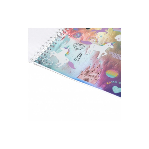 Set creativ - Carte cu activitati, My Unicorn, cu 6 carioci, Starpak, 497702 [2]