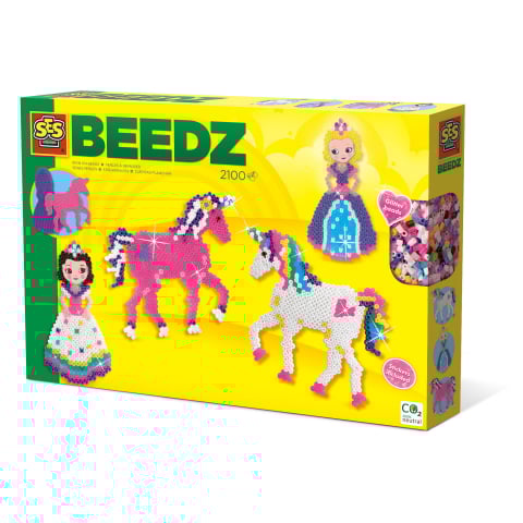 Set creativ copii Beedz - Margele de calcat cu unicorni si printese, copii varsta 5 ani+,8 ani+ [6]