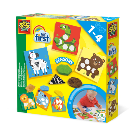 Art & Craft si Artizanat - Set creativ copii cu animale si forme senzoriale, copii varsta 1 an+