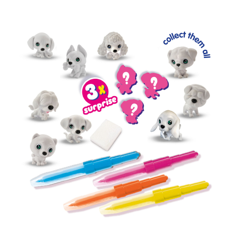 Set creativ copii - Desenez cu aerograf 3 catei surpriza, copii varsta 5 ani+,8 ani+ [1]