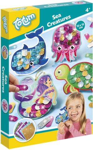 Seturi creative pentru copii - Set creativ cu folii de transfer - Creaturi marine