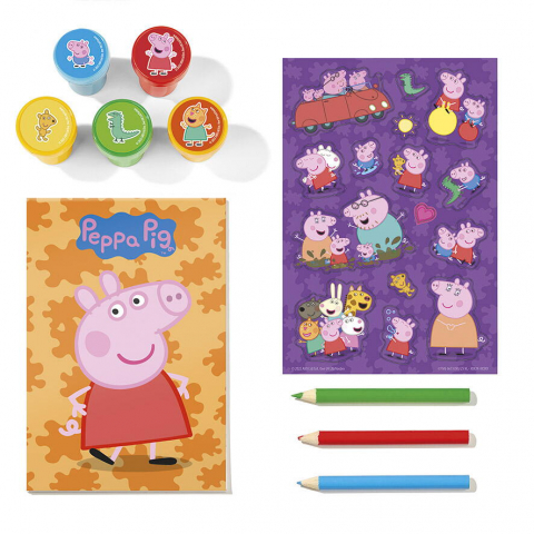 Jucării și Jocuri pentru copii - Set creativ cu stampile - Peppa Pig