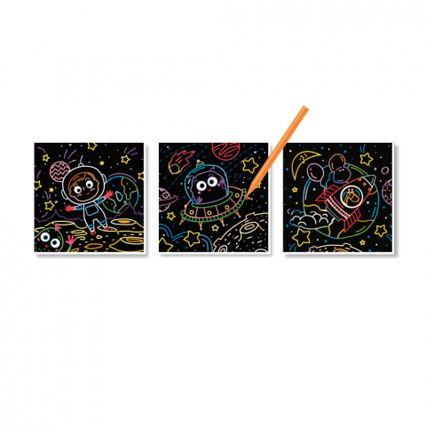 Set creativ de razuit - Spatiul cosmic [3]