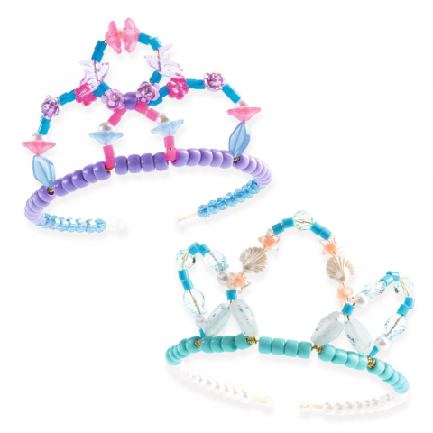 Set creativ diademe printese, Djeco, varsta 3 - 6, 6 - 9 ani, Fata [2]