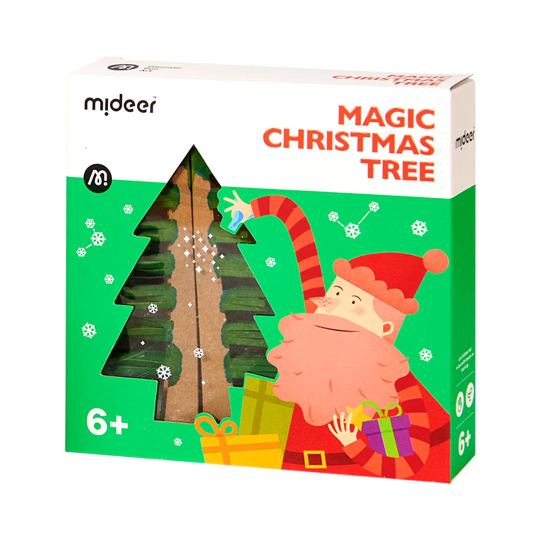 Jucării STEM, Știință şi Experimente - Brad Magic de Craciun MiDeer - Set STEM creativ cu sare pentru copii 6+
