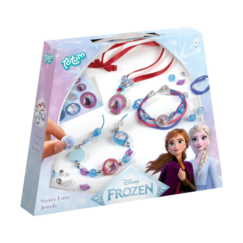 Seturi creative pentru copii - Set creativ Frozen - Bratari si coliere