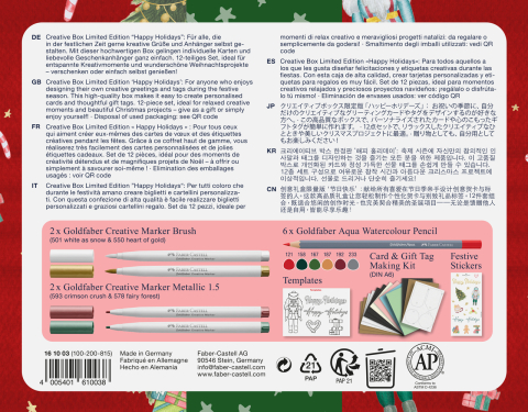 Set creativ goldfaber happy holidays limited edition faber-castell [4]