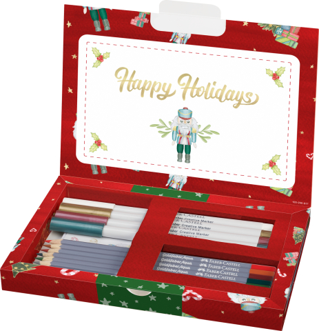 Set creativ goldfaber happy holidays limited edition faber-castell [1]