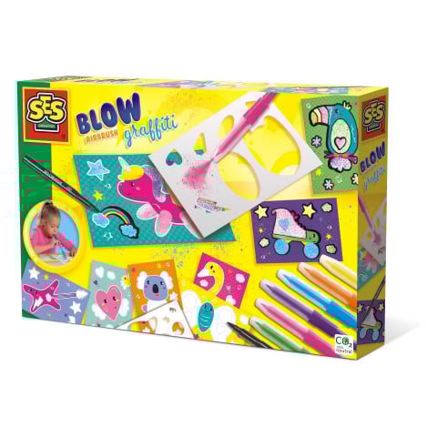 Art & Craft si Artizanat - Set creativ - Graffit cu aerograf, copii varsta 6 ani+