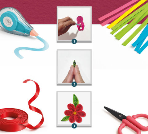Set creativ KIDS ART - Decoratiuni din hartie [2]