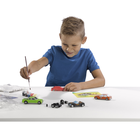 Set creativ mulaj si pictura - Masini, copii varsta 5 ani+,8 ani+ [18]