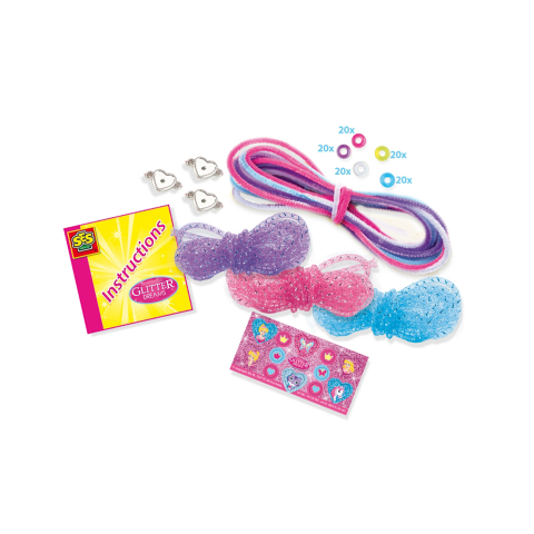 Set creativ pentru copii - Bratari cu margele, sclipici si accesorii decorative, copii varsta 4 ani+,6 ani+ [7]