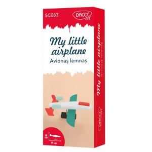 Art & Craft si Artizanat - Set creativ - sc083 avionas lemnas daco 3 buc