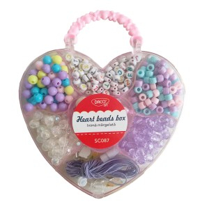 Art & Craft si Artizanat - Set creativ - sc087 inima margelata daco 3 buc
