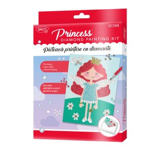Art & Craft si Artizanat - Set creativ - sc088 picteaza printese cu diamante daco