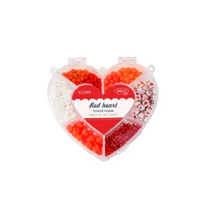 Art & Craft si Artizanat - Set creativ - sc090 inima rosie daco