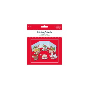 Art & Craft si Artizanat - Set creativ - sc717 prietenii iernii daco 3 buc