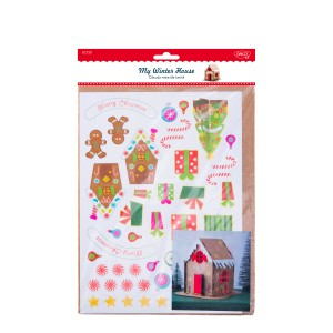 Art & Craft si Artizanat - Set creativ - sc720 casuta mea de iarna daco 3 buc