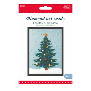 Art & Craft si Artizanat - Set creativ - sc721 felicitari cu diamante daco