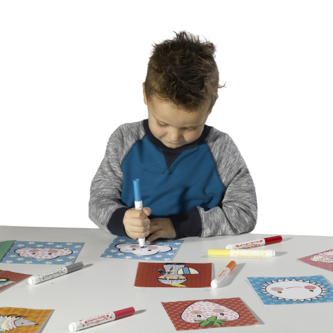 Set creativ - Stampilam cu markere, copii varsta 3 ani+ [7]
