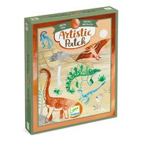 Art & Craft si Artizanat - Set creativ transfer imagini, Dinozauri, Djeco, varsta 6 - 9, 9+ ani, Baiat, Fata