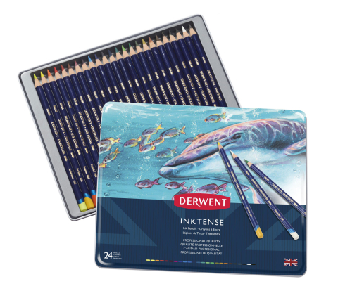 Set creioane 24 culori inktense derwent [1]