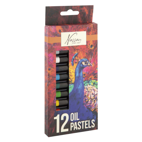 Art & Craft si Artizanat - Set creta 12 culori ulei pastel Grafix 