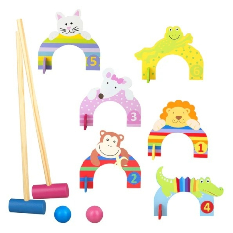 Set crocket din lemn cu animale, Orange Tree Toys Baiat, Fata, varsta 3 - 6 ani, 6 - 9 ani [4]