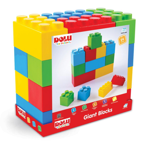 Jucării și Jocuri pentru copii - Set cuburi gigant (24 piese)