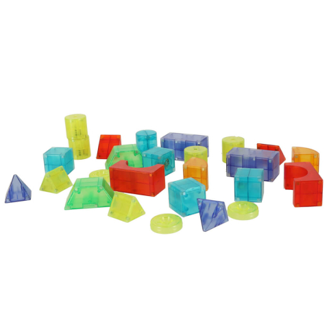Cuburi magnetice 3D cu LED – Set 34 piese de constructie interactive pentru copii [7]