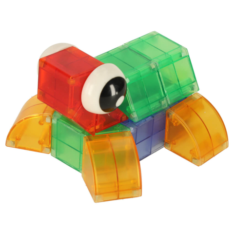 Cuburi magnetice 3D cu LED – Set 34 piese de constructie interactive pentru copii [3]