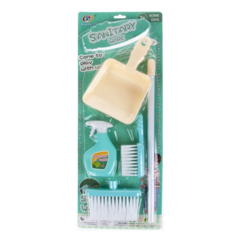 Detergenti si Curatenie - Set curatenie (matura, faras, perie, lichid curatare) MegaCreative Sanitary Ware, 459731