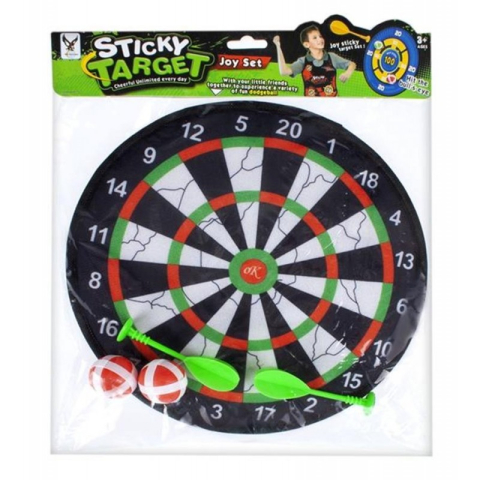 Jucării și Jocuri pentru copii - Set Darts 2 in1 - cu scai, include 2 sageti, 2 bile, multicolor, 3+ ani, MegaCreative, 442570