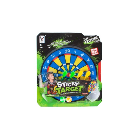 Jucării și Jocuri pentru copii - Set Darts 2 in1 - cu scai, include 4 sageti, 2 bile, multicolor, 3+ ani, MegaCreative, 429816