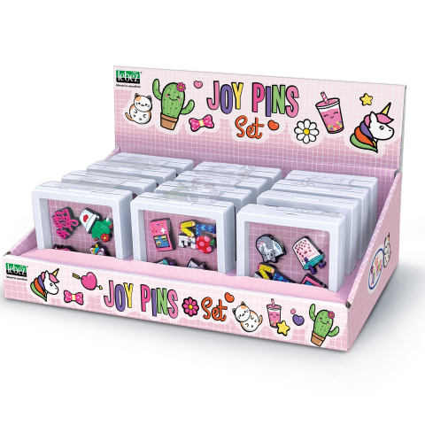 Jucării și Jocuri pentru copii - Set de 4 Joy Pins asortate  varsta 5 ani+,8 ani+