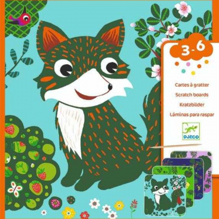 Art & Craft si Artizanat - Set de razuit pentru copii, Animale prietenoase - Micostore.ro