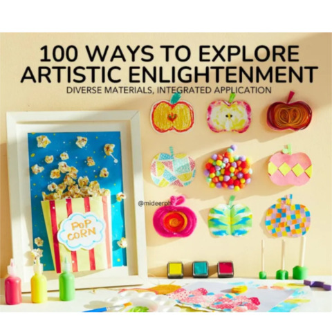 Set de Arta si Creatie pentru copii, cu 500 de piese, Kit Pictura Complet si Accesorii [2]