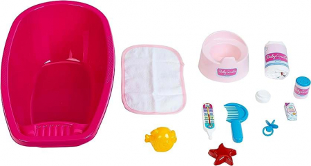 Jucării și Jocuri pentru copii - Set de baie pentru papusi, gama Coralie, NEW