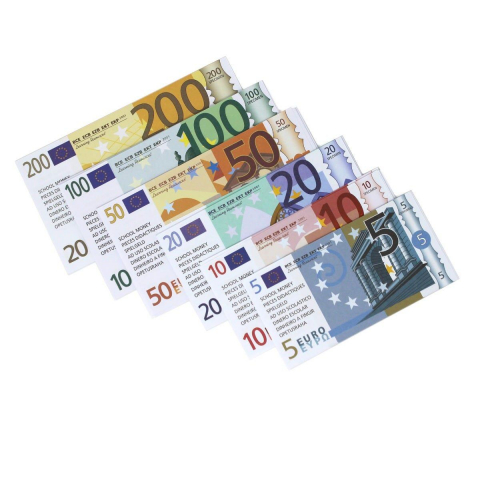 Jucării și Jocuri pentru copii - Set de bani de jucarie (Euro)