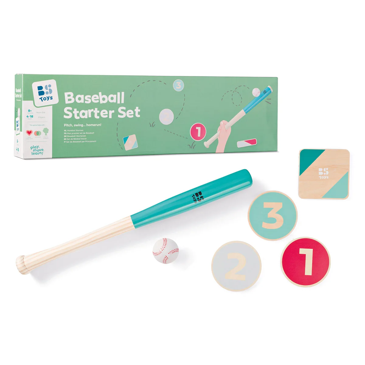 Set de baseball pentru copii, varsta 8+ ani [4]