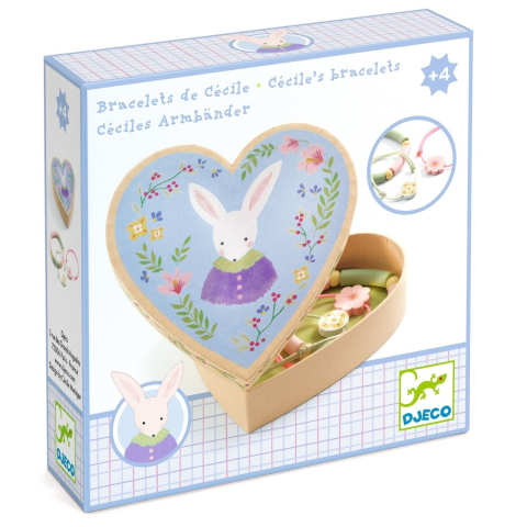 Jucării și Jocuri pentru copii - Set de bijuterii Bratarile lui CÃ©cile, Djeco pentru Fata varsta 3 - 6, 6 - 9