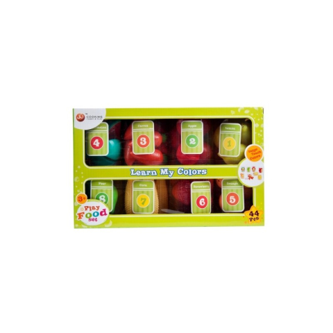Jucării și Jocuri pentru copii - Set de bucatarie - legume si fructe educative - 44 de piese, MegaCreative 419425, 3+ ani