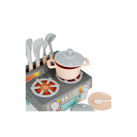 Set de bucatarie - portabila - 18 piese incluse, MegaCreative 498769, 3+ ani [2]