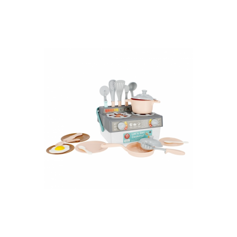 Set de bucatarie - portabila - 18 piese incluse, MegaCreative 498769, 3+ ani [1]