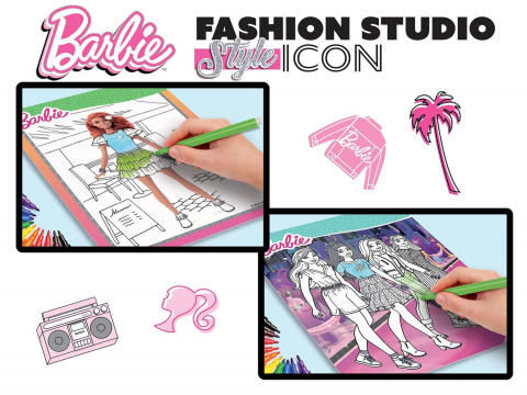 Set de colorat cu activitati Barbie - Fashion Icon [3]