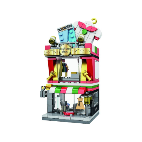 Set de constructie de jucarie - Magazin de haine (241 piese), copii varsta 8 ani+ [1]