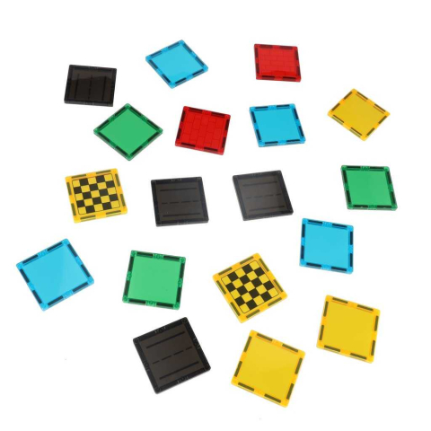 Set de constructie magnetic, 50 piese, 3D, Vehicule Santier, STEM, Blocuri magnetice [8]