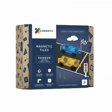 Jucării STEM, Știință şi Experimente - Connetix - Set de constructie magnetic, 2 piese - Micostore.ro