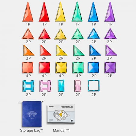 Mideer - Set de constructie magnetic, 60 piese - Micostore.ro [6]